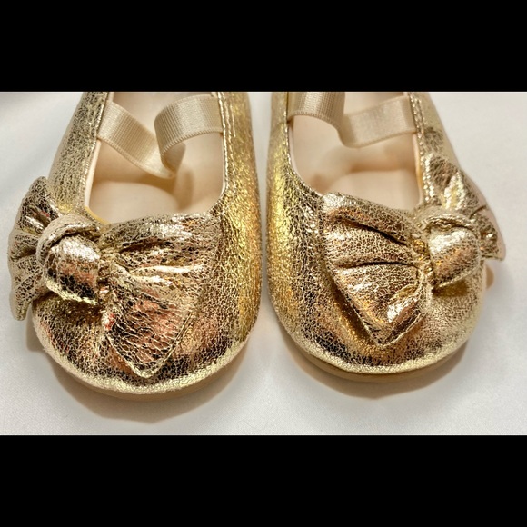 Gold baby flats - Picture 2 of 6